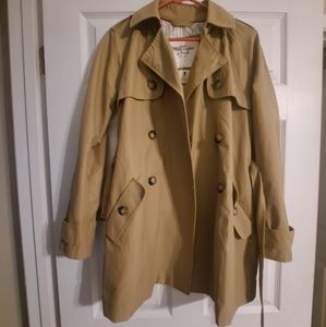 Abercrombie & Fitch Water Resistant Trench Coat